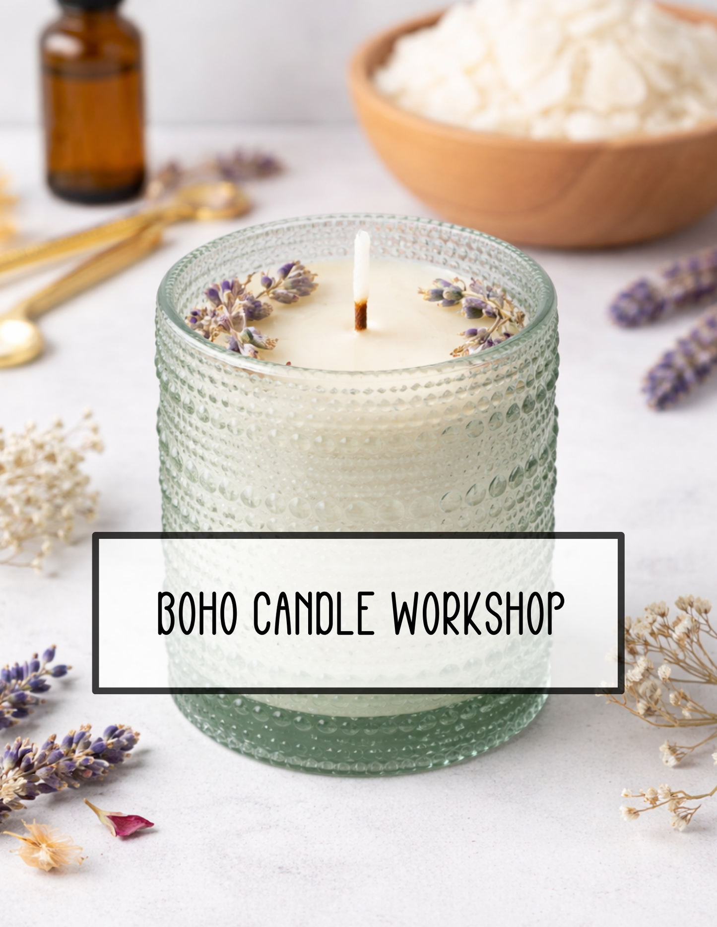 5/7/26 @5PM: Boho DIY Candle Workshop