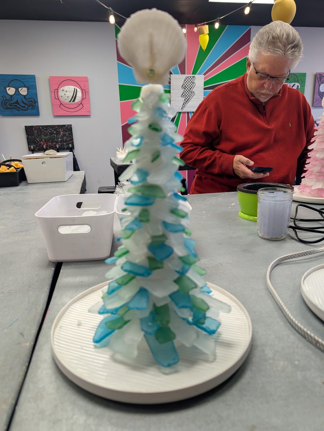 6/4 @ 5:00pm- 6:30pm: SEAGLASS TREE WORKSHOP