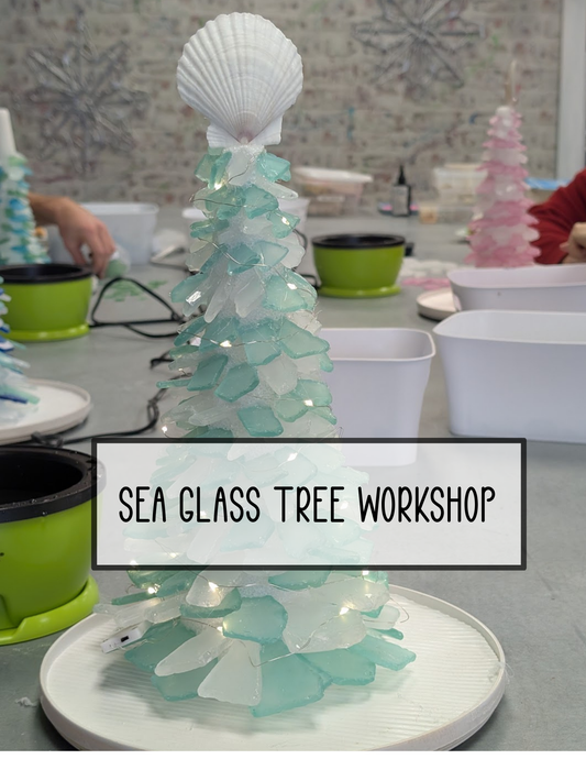6/4 @ 5:00pm- 6:30pm: SEAGLASS TREE WORKSHOP