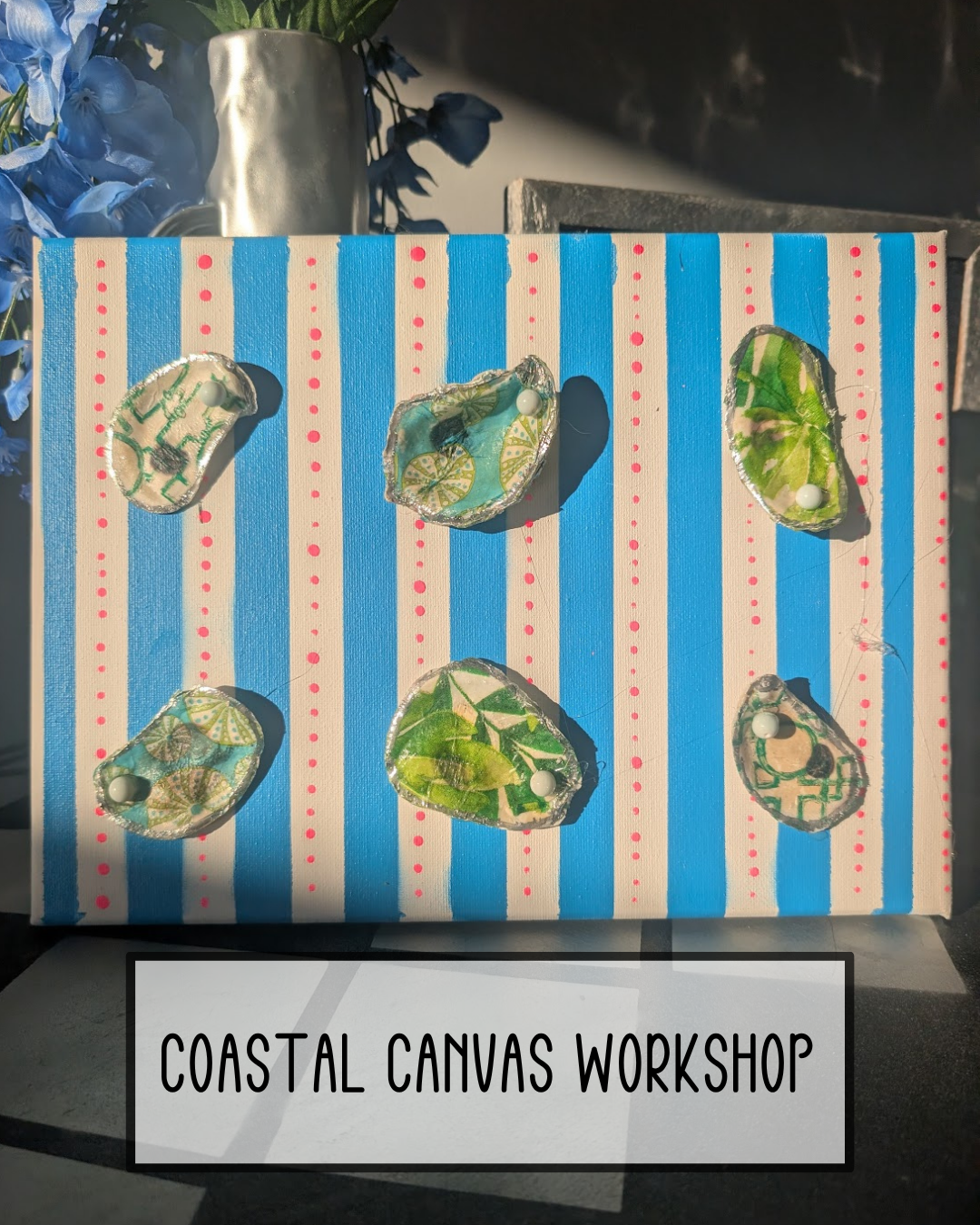 8/28 @ 5PM COASTAL CANVAS WORSKHOP