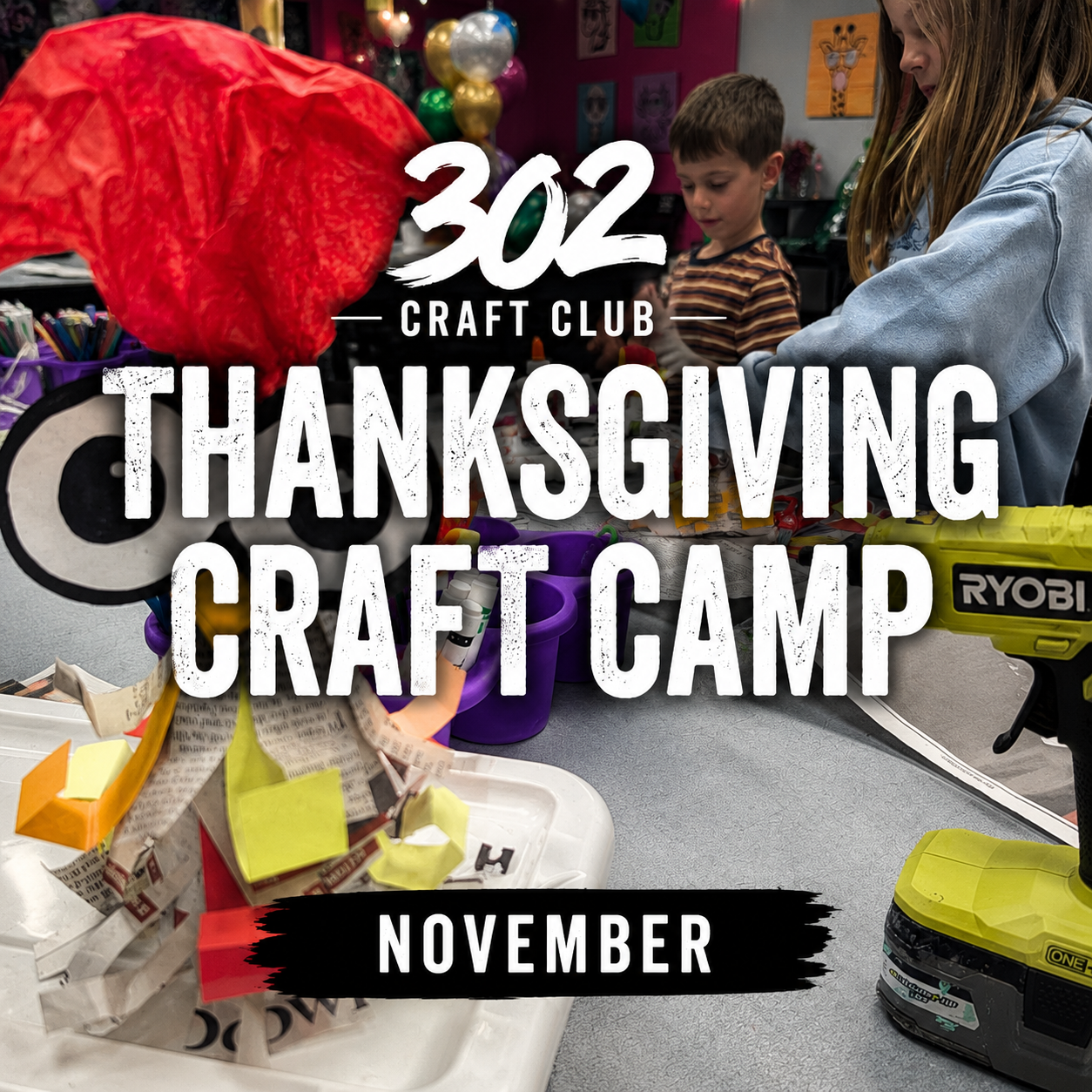 Thanksgiving Break Craft Camp