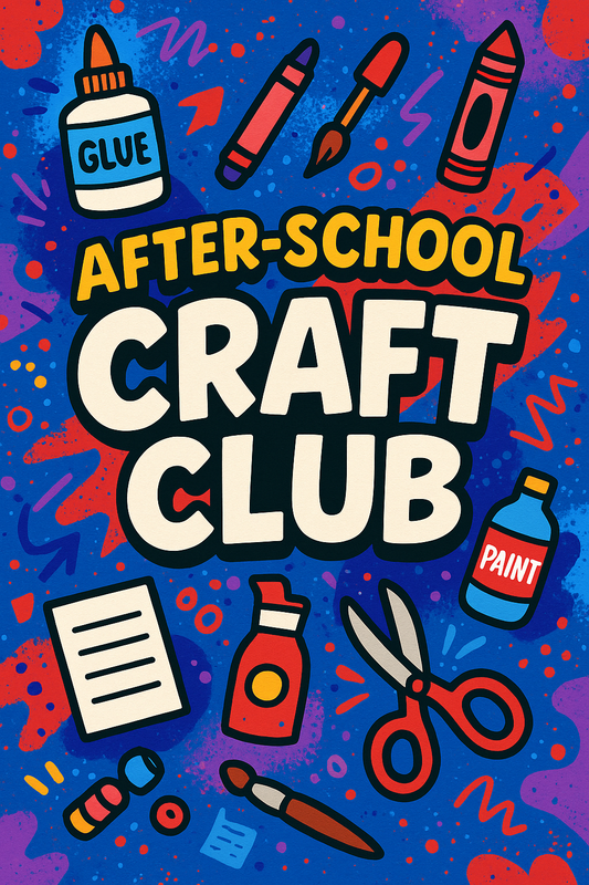 AFTER SCHOOL CRAFT CLUB (kids 5-10)